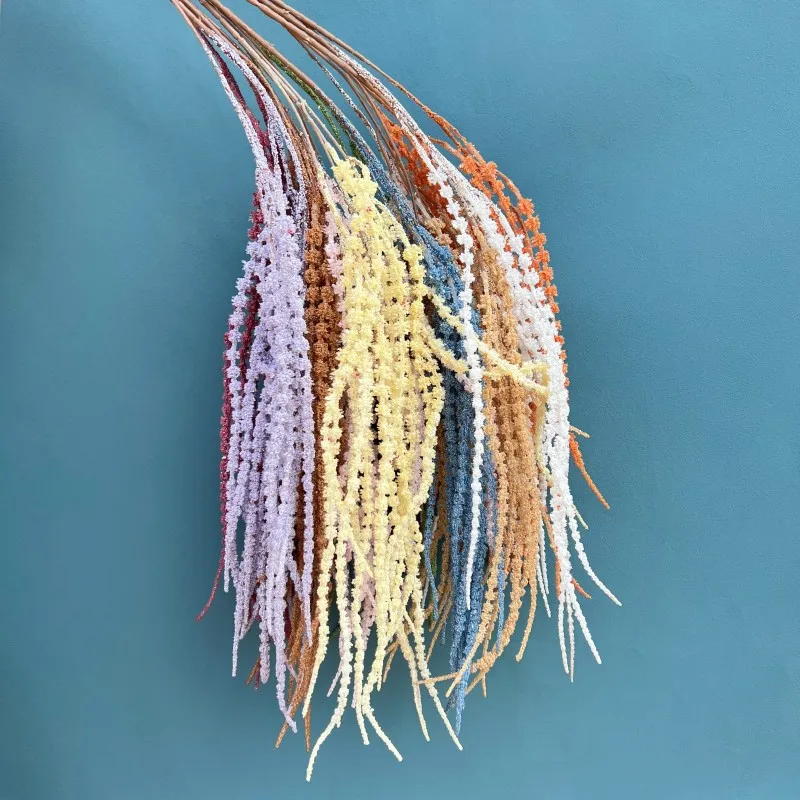 hanging plant amaranthus white pink plastic long stem hanging amaranthus flower for wedding wall ceiling floral arrangement