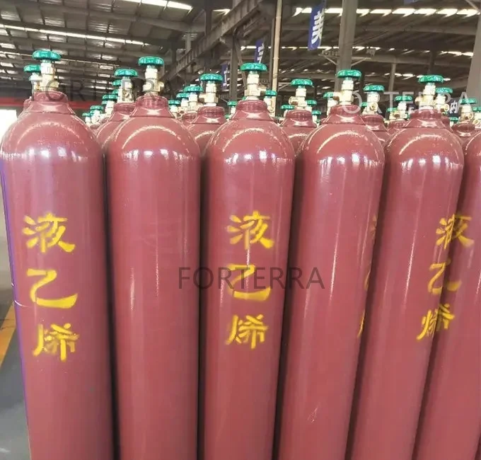 Промышленный газовый баллон этилена высокой чистоты 99.95% C2H4 по заводской