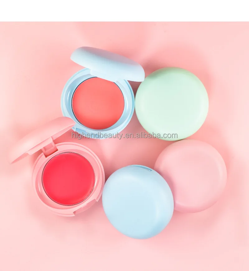 Wholesale 6 Colors Blusher Palette Cream or Powder Single blusher private label cream blush