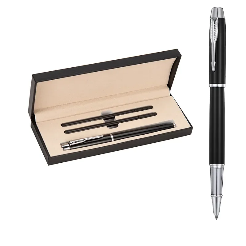 New design luxury pen gift set pen refill stationary set can accept custom logo on pen and box