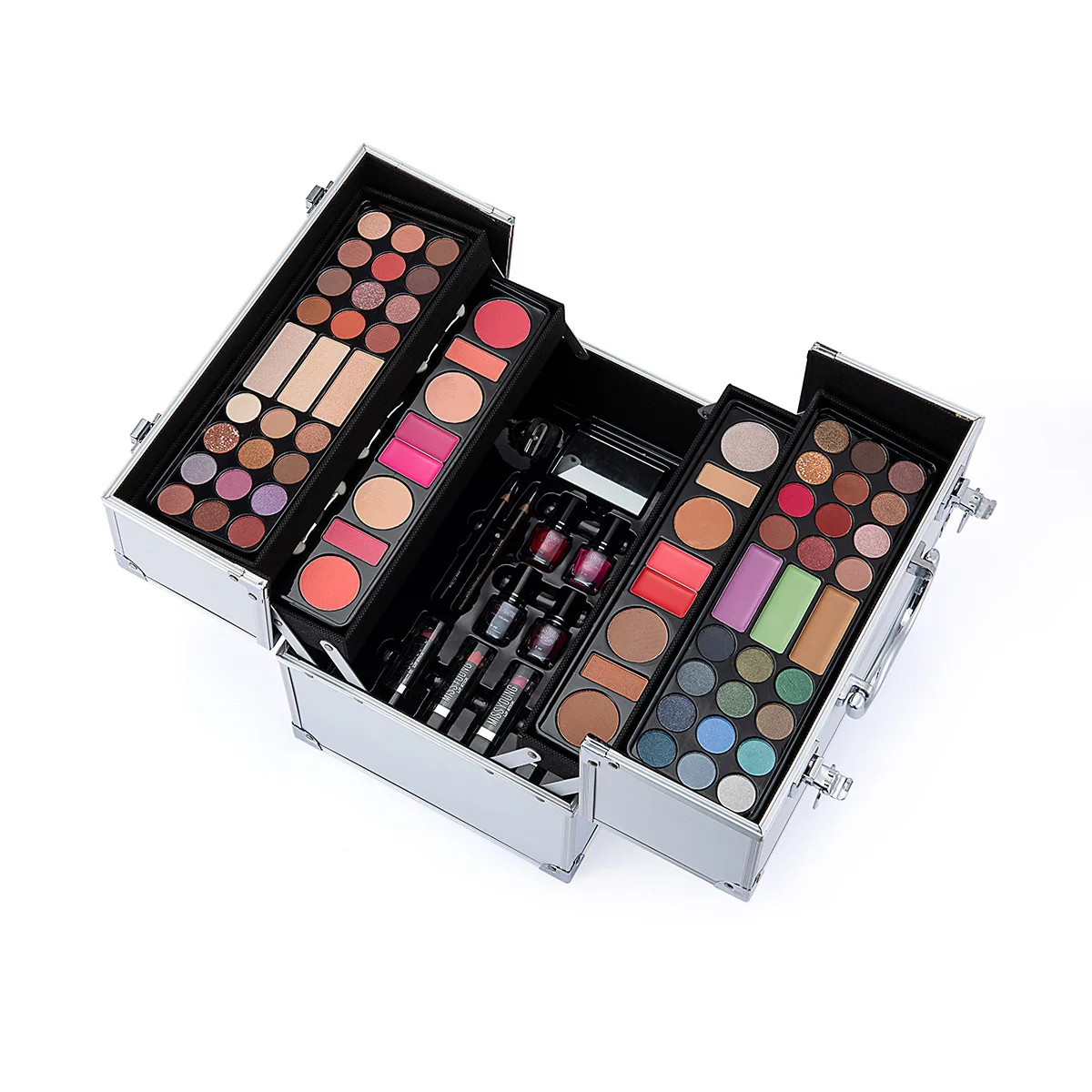 Professional Cosmetics Set Full Makeup Box Eye Shadow Lipstick Nail Polish