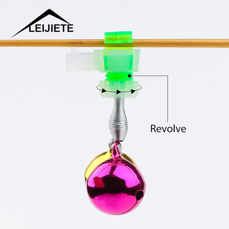 Новое поступление обработанные колокольчики красочные пластиковые рыболовные удочки сигнализатор укуса зажим для наконечника аксессуар