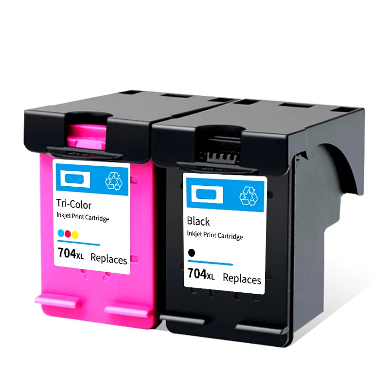 Colorpro inkjet cartridge 704XL 704 remanufactured ink cartridge compatible for Deskjet 2010-K010a 2060-K110a Printers