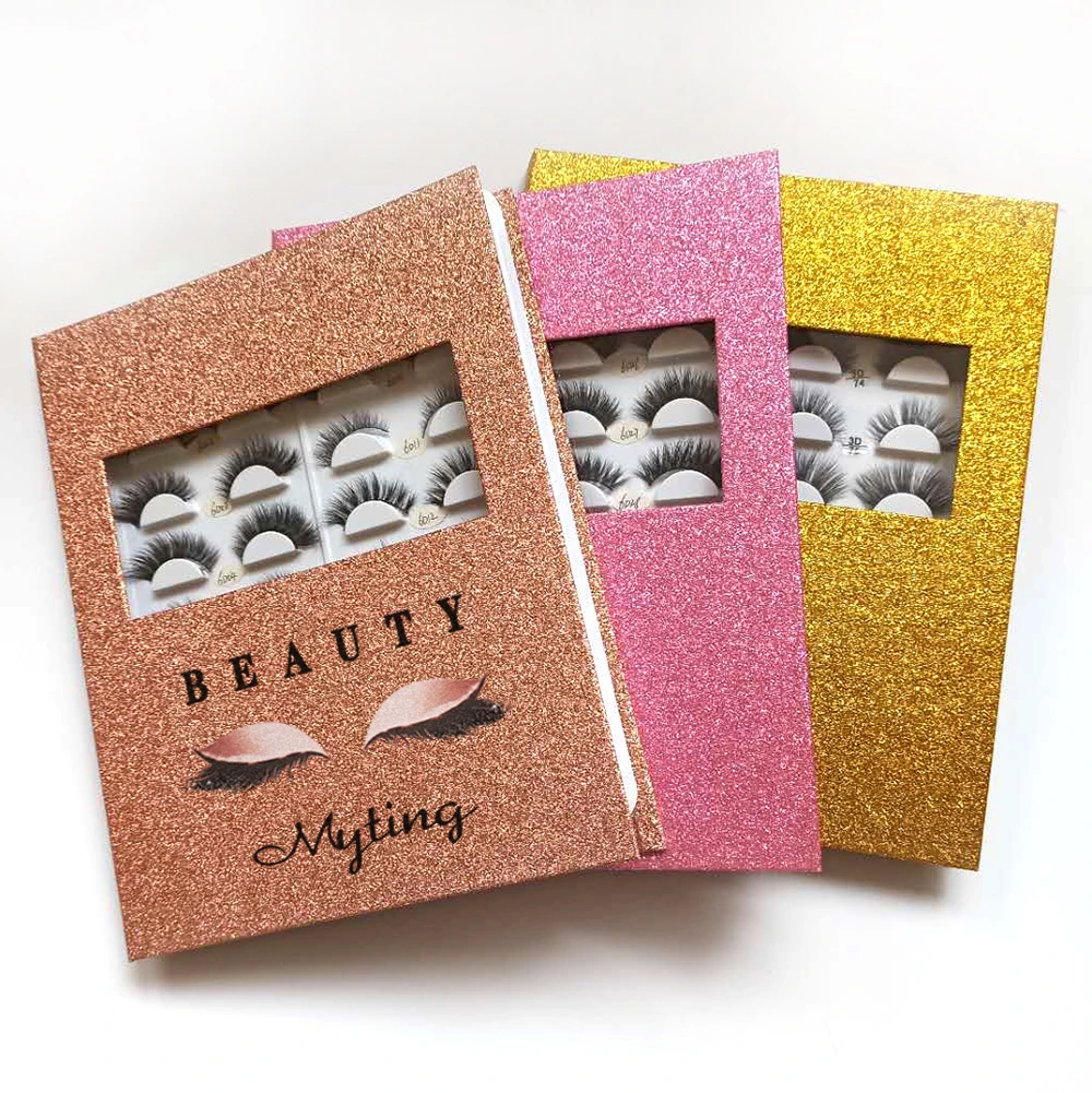 
Muting Best Selling Wholesale Mink Lashes 16 Pair False Lash Book Custom Eyelash Book Packaging 
