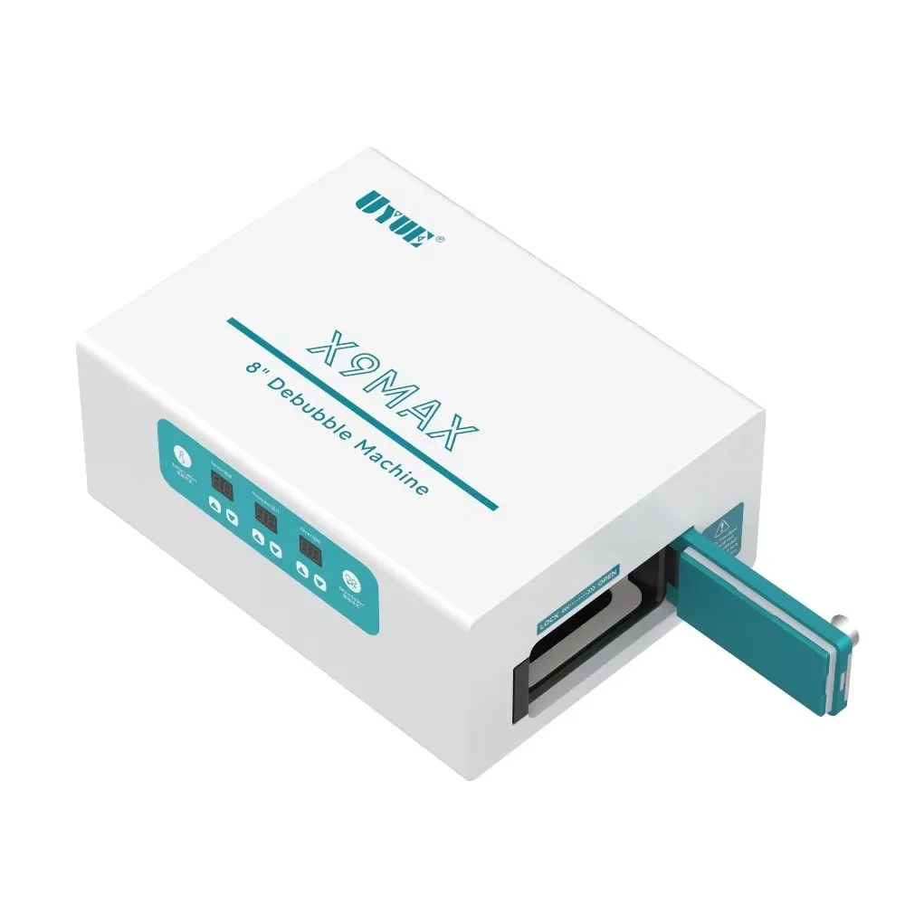 Uyue X9 MAX 8 дюймов 500 Вт мини-машина для удаления пузырьков ЖК-экран встроенный насос ремонта мобильных телефонов