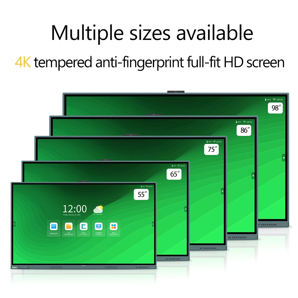 2023 dual systems 65inch interactive whiteboard prices all-in-one pc interactive whiteboard flat panel