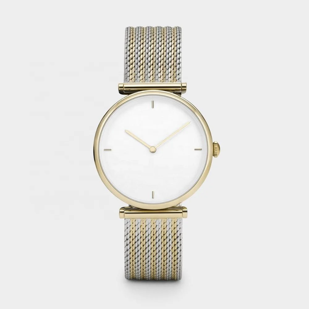 Minimalism two needle ladies watch fashion gril small dial vintage watch