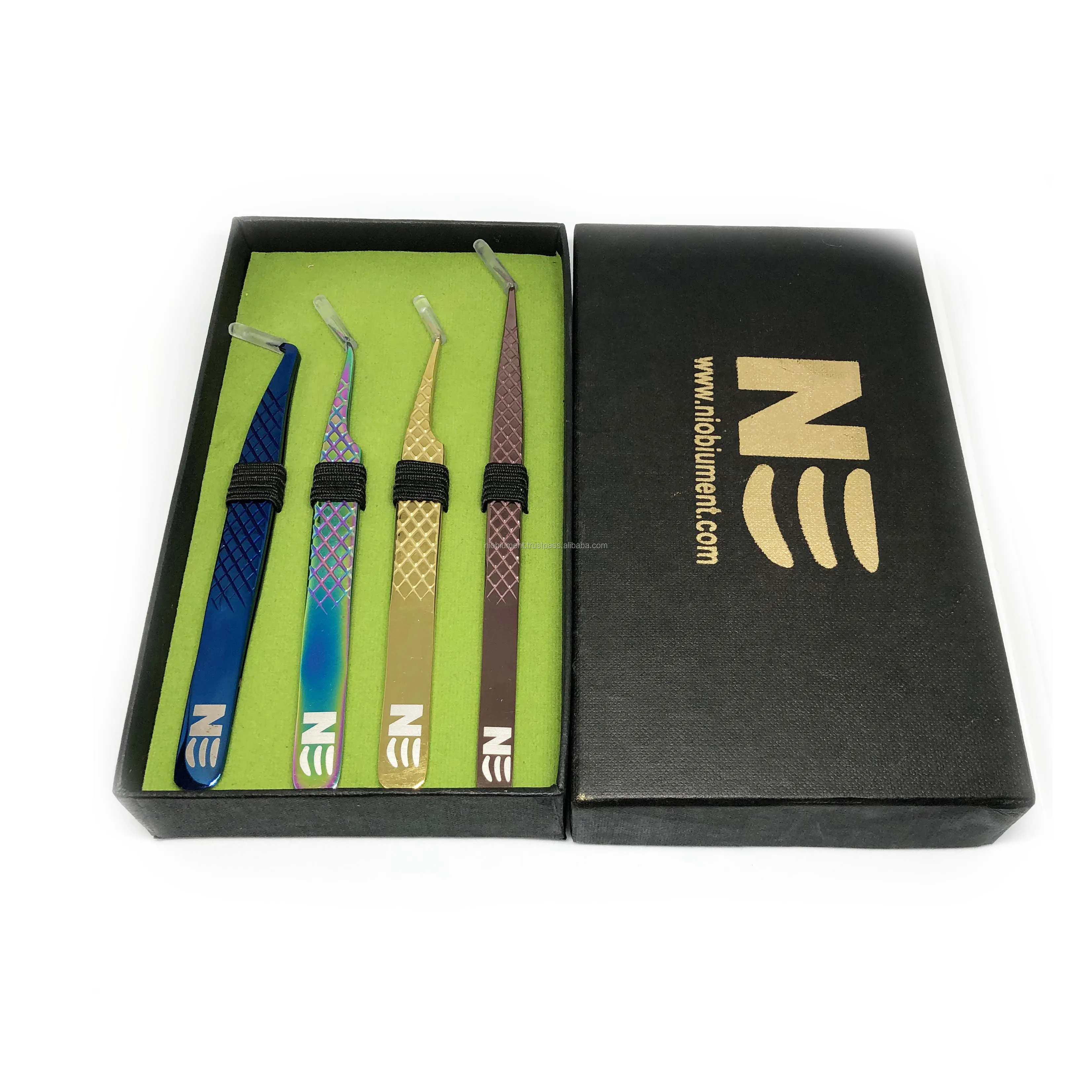 
Russian Volume Lash Tweezers / Eyelash Extension Tweezers / Eyelash Tweezers 