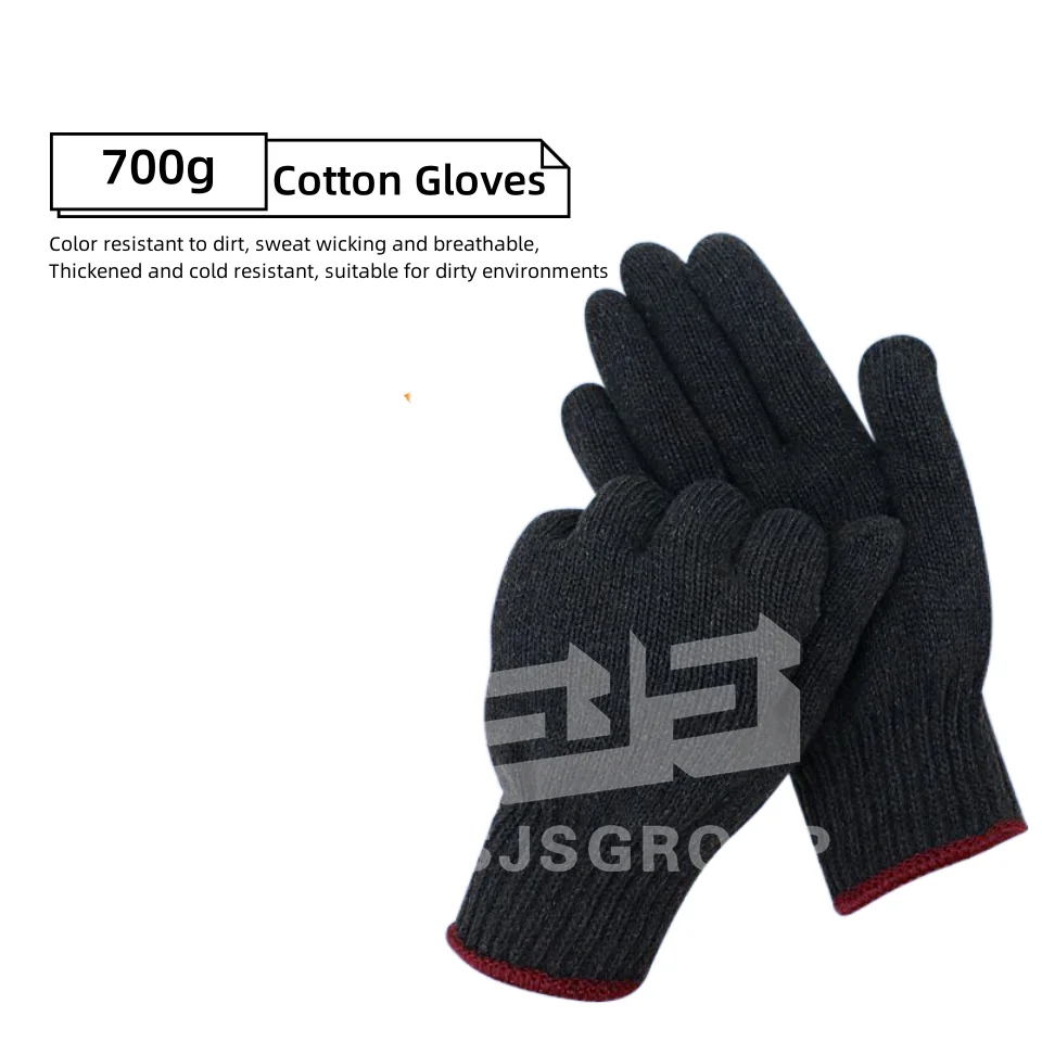Good quality 7/10gauge bleach white cotton glove disposable cotton gloves white cotton masonic gloves