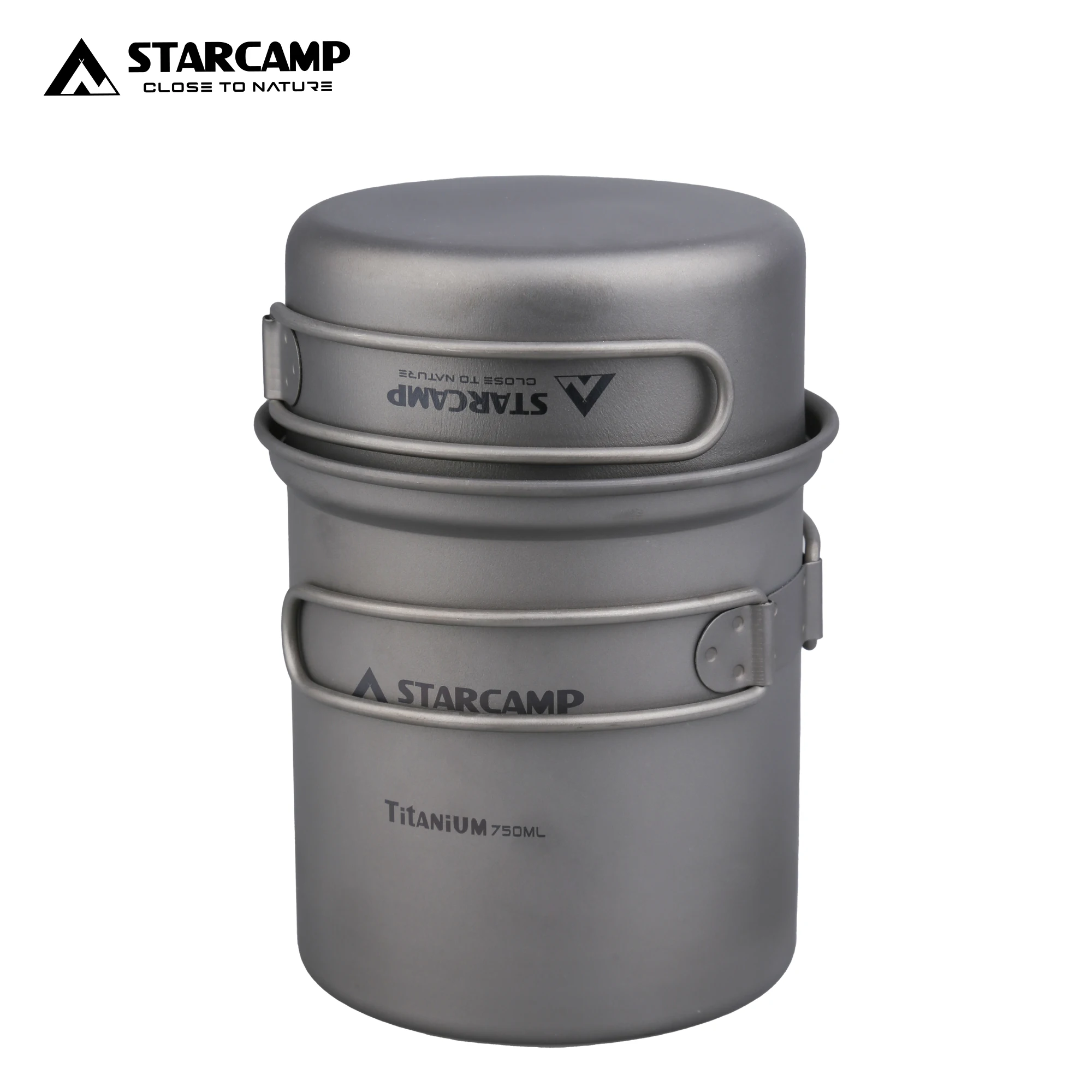StarCamp кемпинг на природе 750 мл титановый горшок Выживание пеший Туризм кухонный набор кухонная посуда