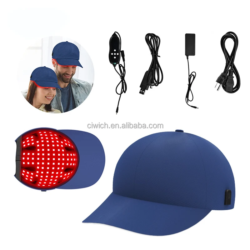 laser hair cap Oem Red Light Therapy Cap Hair Growth Treatment Cap Regrowth Treatments Hair Helmet