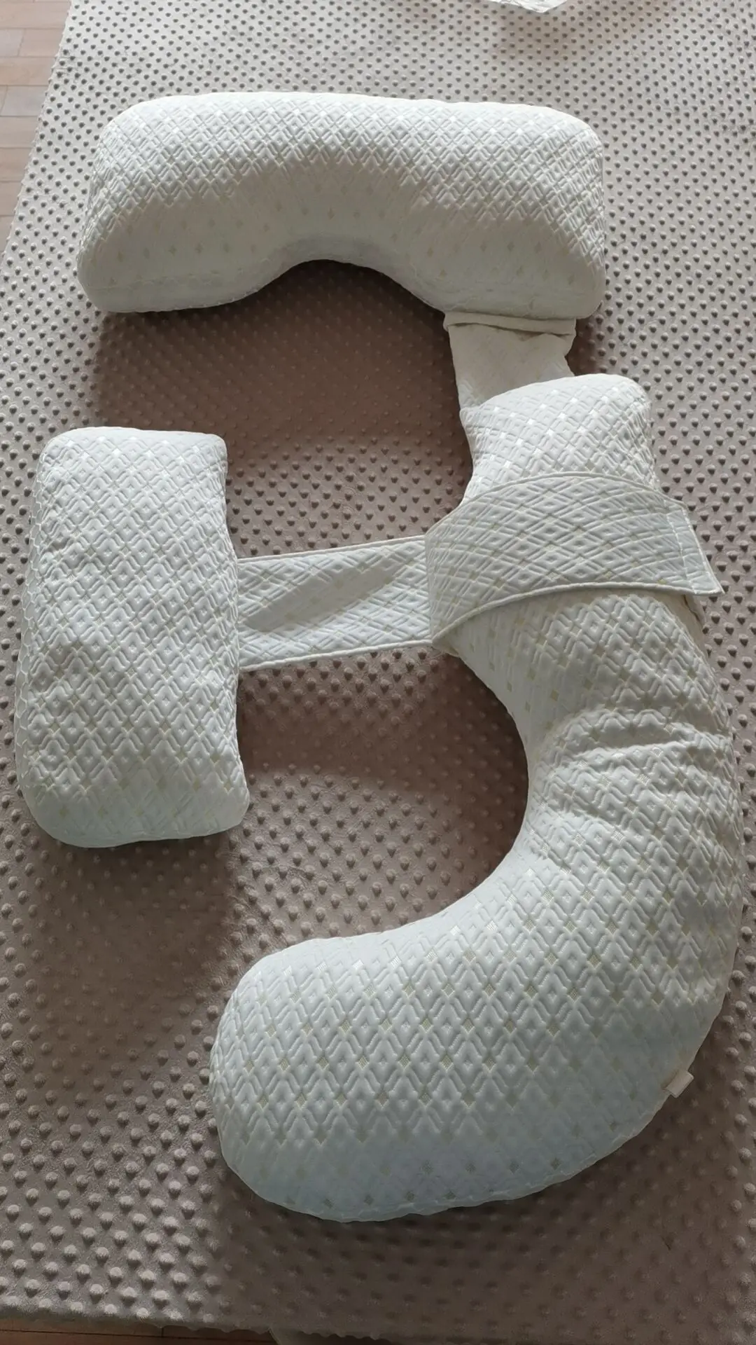 New Design Detachable with Three Parts Multifunctional Washable Memory Foam Bamboo Pregnancy Pillow