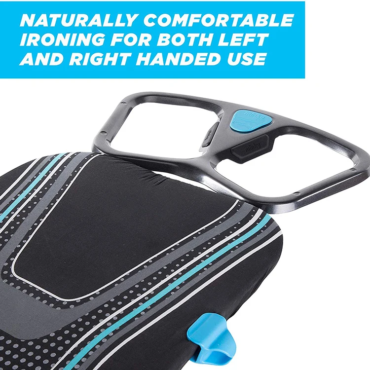 Modern Classic Carved Iron Table High Quality Double Tiers Folding Ironing Board with Clothes Rack Kitchen Bathroom Wardrobe Use