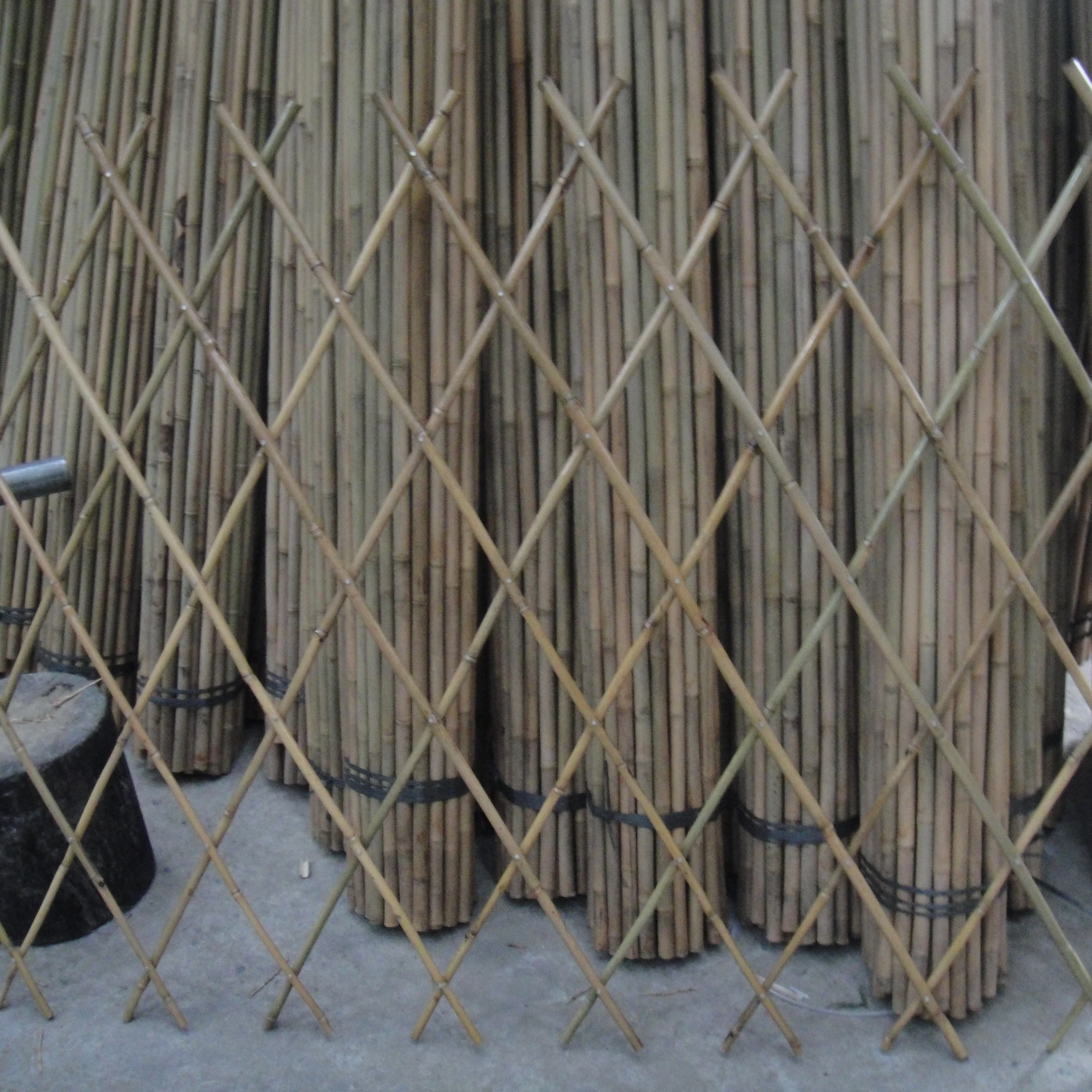 Bamboo fence for garden decoration