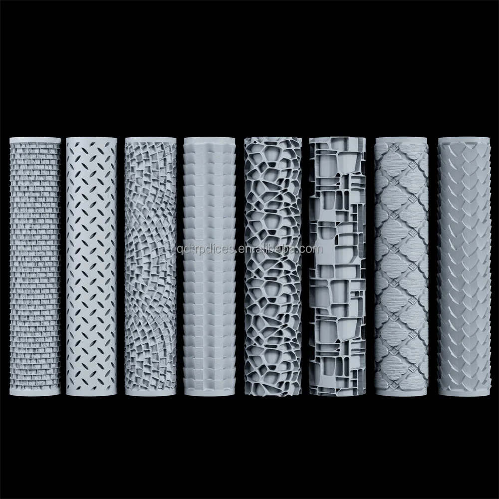 3D Printing High Detail Dnd Terrain Building Texture Rollers Resin Model Roller For Rpg  Game Clay/Foam Polymer Clay Modeling