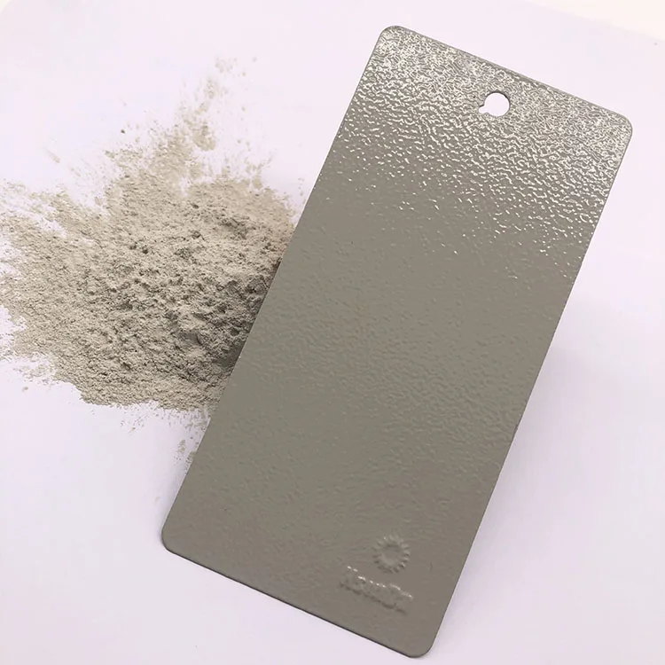 Текстурная краска порошкового покрытия EC RAL 7032, завод порошкового покрытия из эпоксидного полиэстера