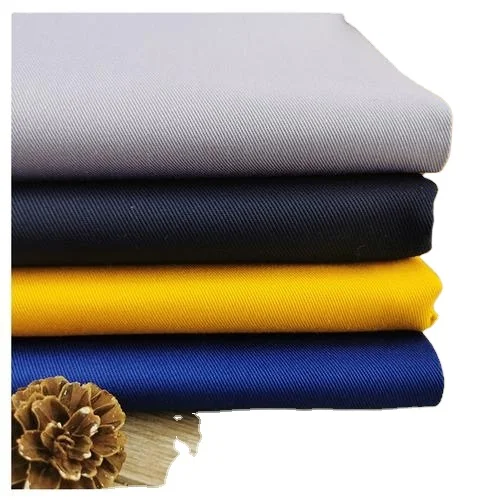 Белая Водонепроницаемая Полиэфирная/хлопковая саржевая ткань Тяжелая дышащая отбеленная используется для одежды костюмы промышленная Форма