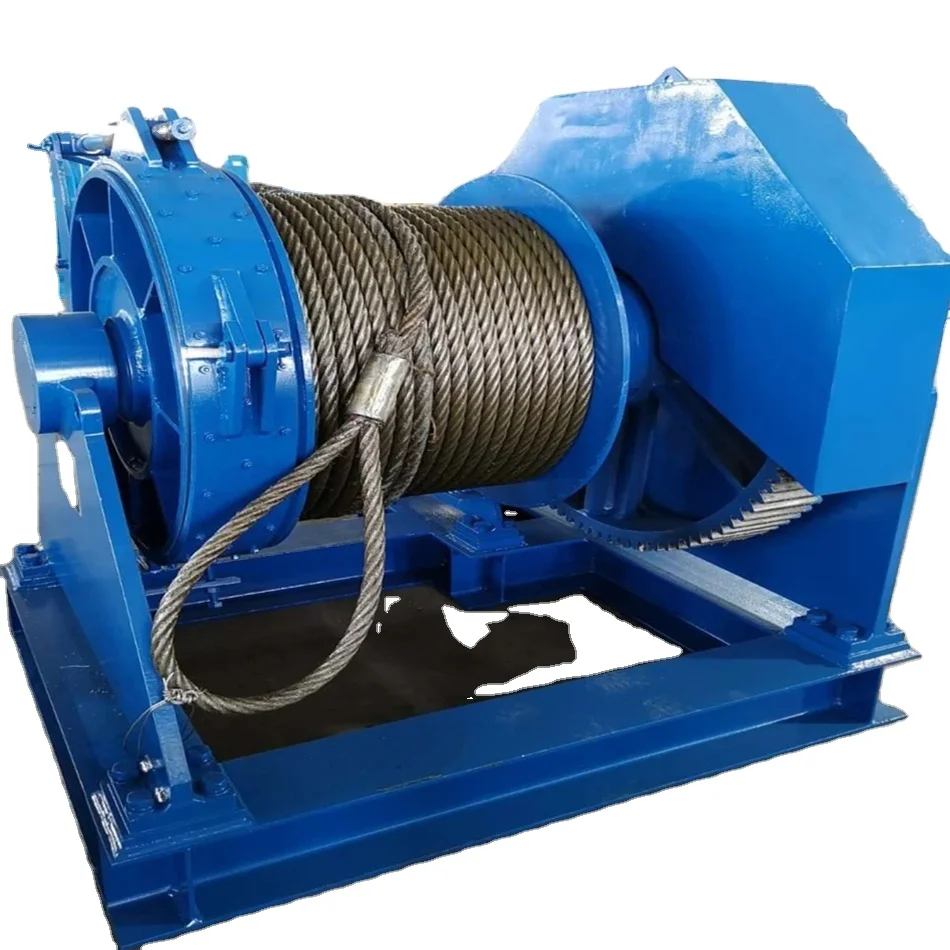 China Manufacture 16 ton Heavy Duty Electric Rope Winch with CE Certificate