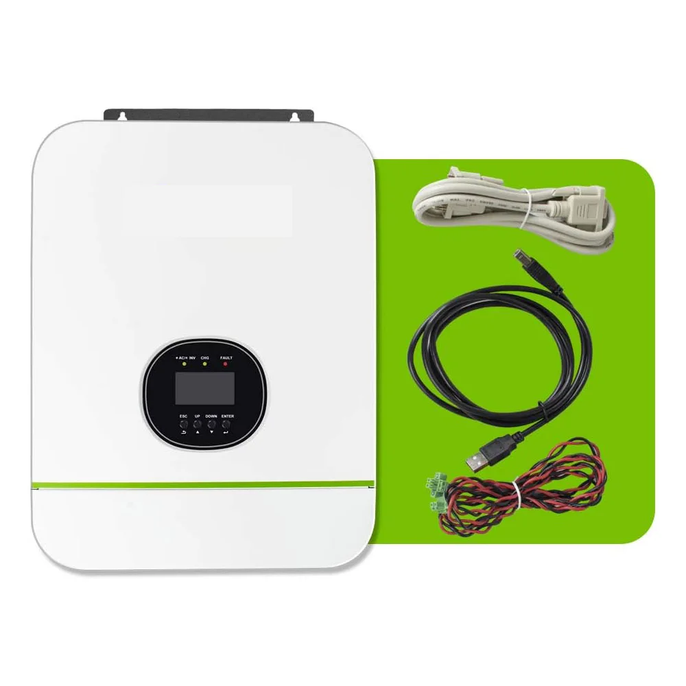 Гибридный инвертор Overvsea 1kw-10.2kw 220 В/230vdc солнечный включенный/выключенный сетевой трехфазный