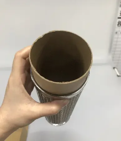 Portable BBQ Net Tube Barbecue Tube Rolling Grilling Stainless Steel Wire Mesh Cylinder Grill Basket