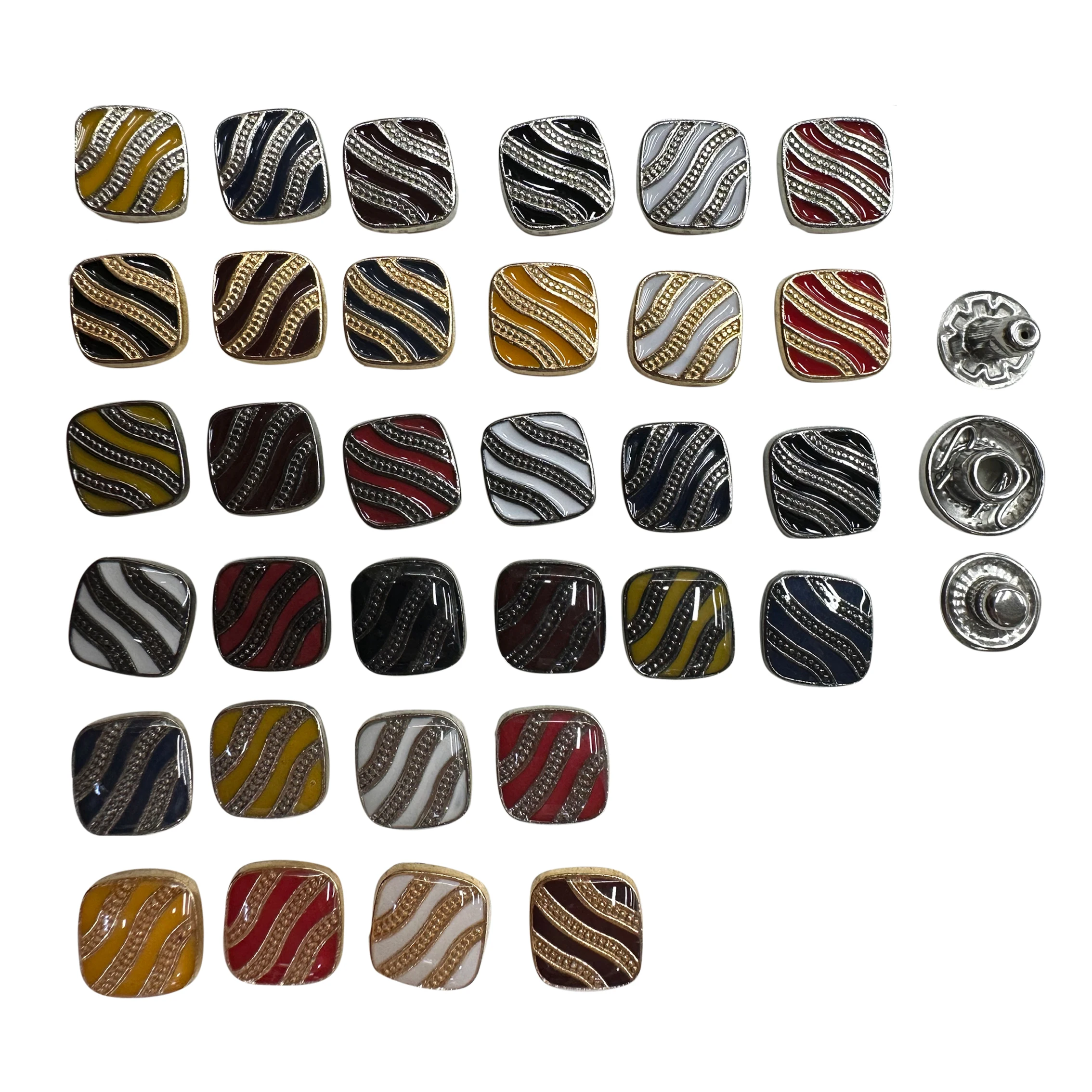Custom Design OEM Pressing Buttons Metal Snap Button for Clothes Decorative Accessories