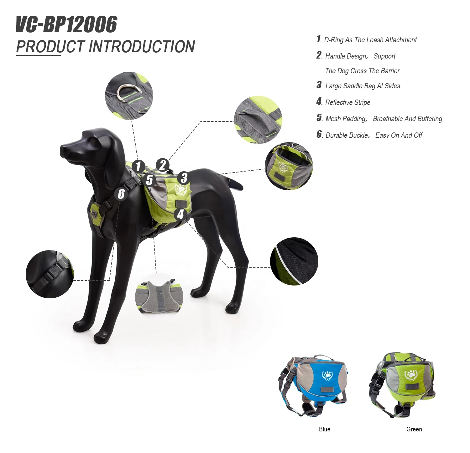 Wholesale Pet Carrier Backpack Dog Saddle Bags Traveling Dog Bag Go Hiking Camping