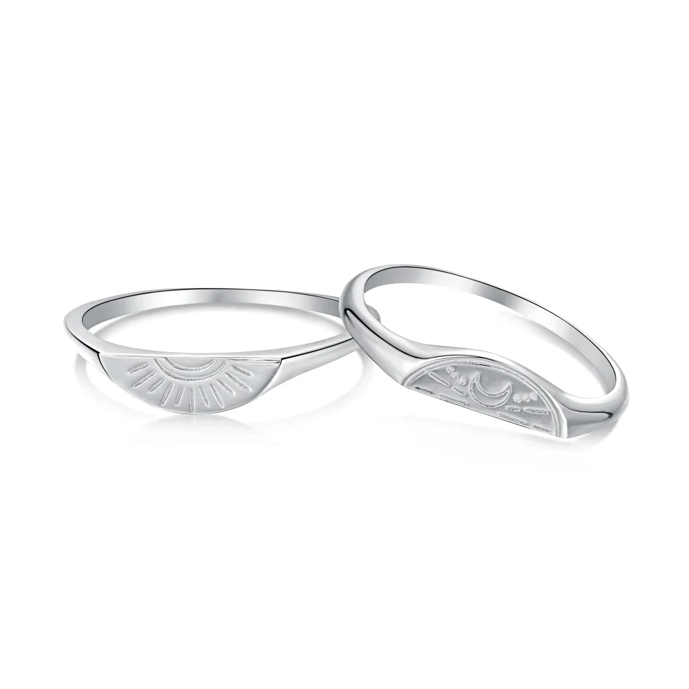 Dylam Wedding Bands Online New Silver Ring Unique Engagement Rings Inexpensive Zircon Stone Price Aesthetic for Girlfriend