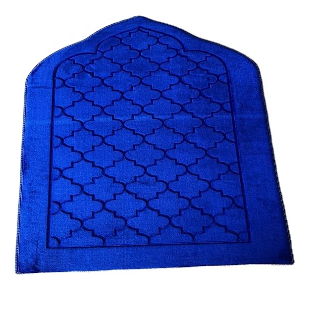 Мусульманский молитвенный коврик оптом с карманом исламский простой sejadah со спинкой