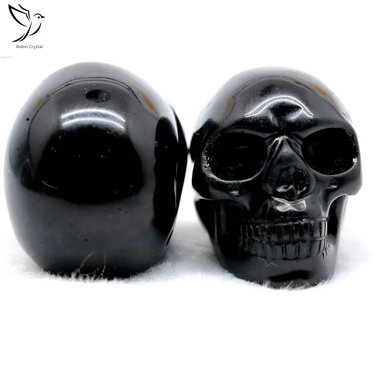 Wholesale High Quality Cheap Custom Material Obsidian Crystal Skulls Price  for Sale