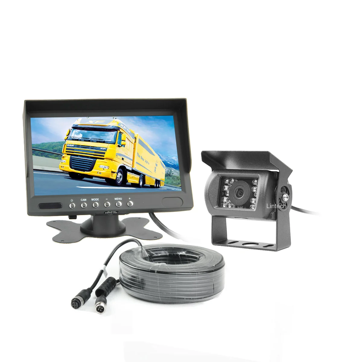 7 Inch Monitor Trailer Kits Connect with IP Camera 12-24V