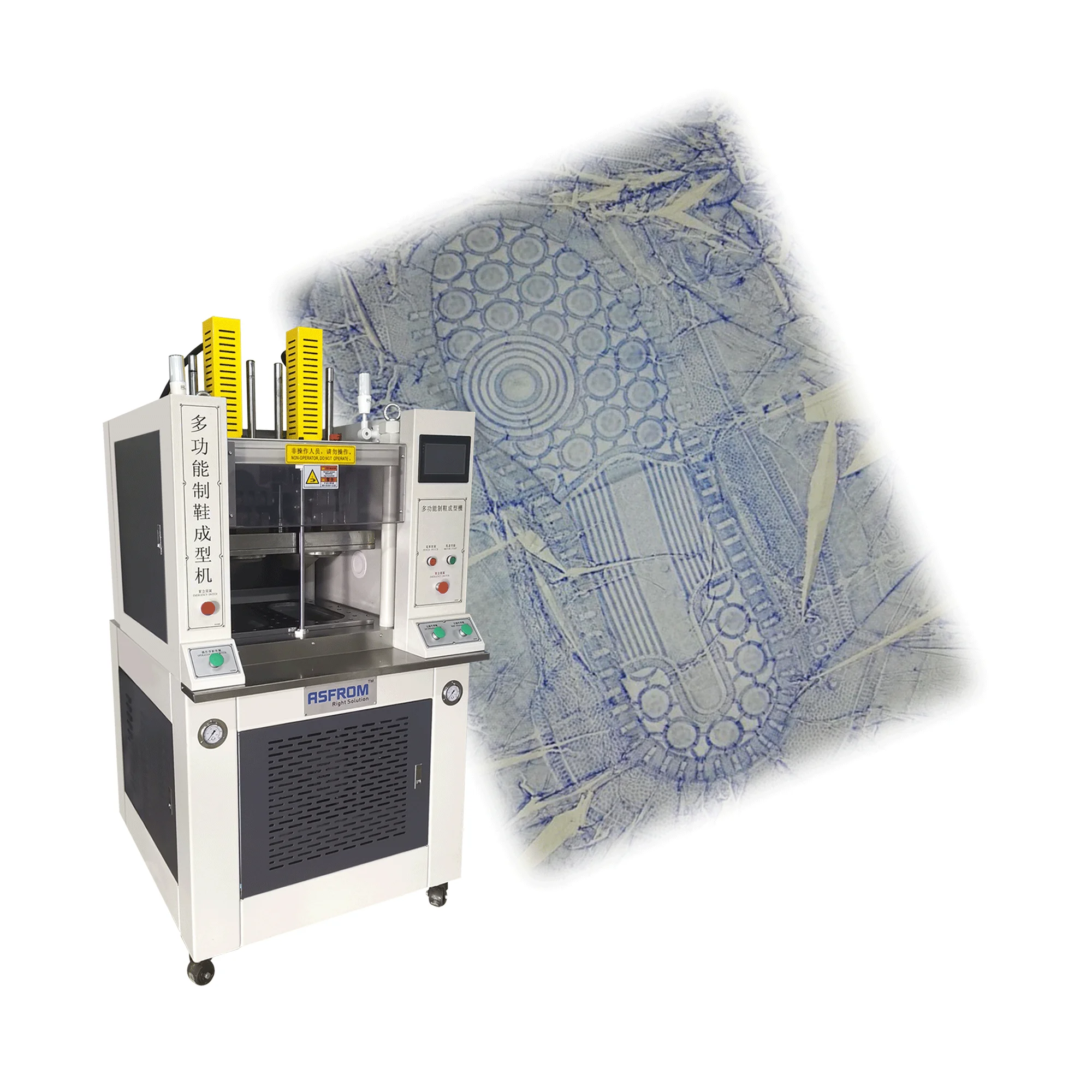 ASFROM NON PAD GEL PRESS MACHINE FOR SHOES MAKING