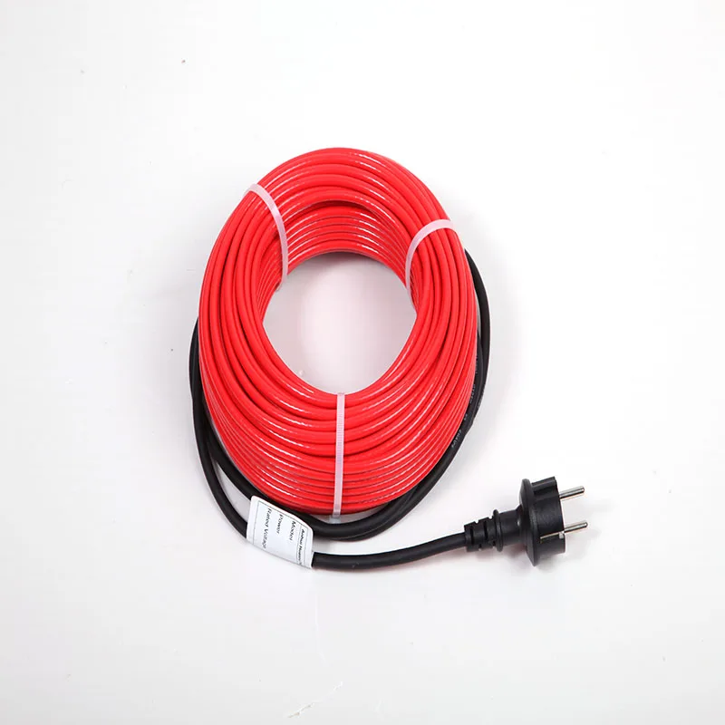 220V electric heat cable heat tape for water pipe with thermostat