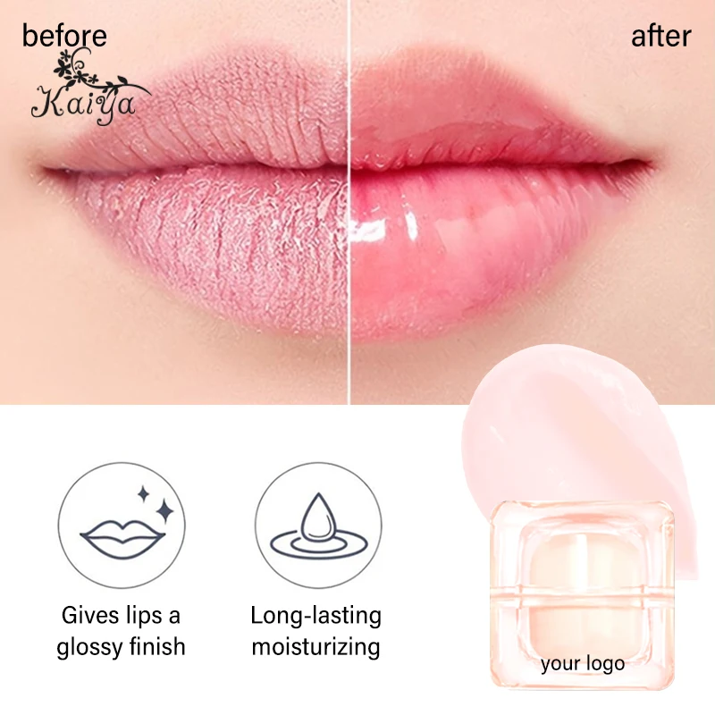 Makeup Hydrating Lip Treatment Long Lasting Luscious Lips Natural Glow Custom Logo Reviving Smoothie Vitamin Peptide Lip Balm