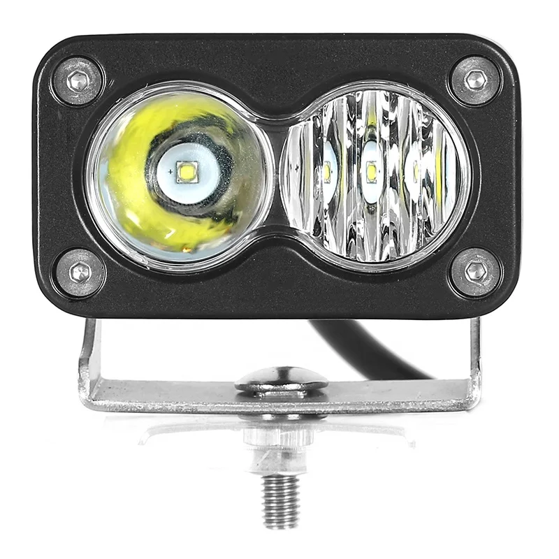 
 The New 3 inch 10W combo beam LED working light Mixed light spotlights off-road car modified lights  