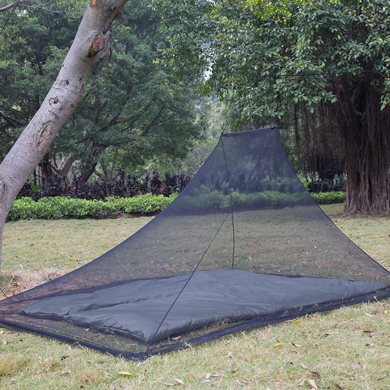 Export To Europe, America And Africa Outdoor Camping Trip Double Trapezoidal Protection Privacy Mosquito Net Tent