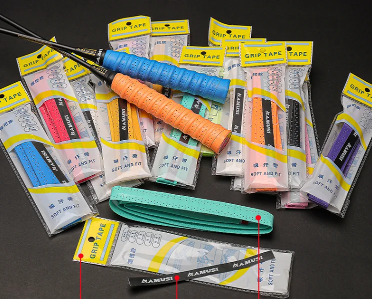 Custom Tennis Racket Badminton Racket Grip Tape Overgrips for Anti-Slip and Sweat Absorbent Grip