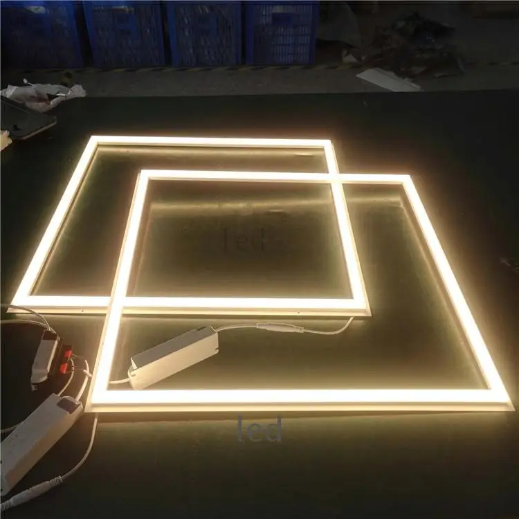 Aluminum Alloy wifi tuya RGB RGBW dimmable Bracket and PMMA Diffuser Plate 40W 50W 60W 2*2 Pendant Led Panel Light