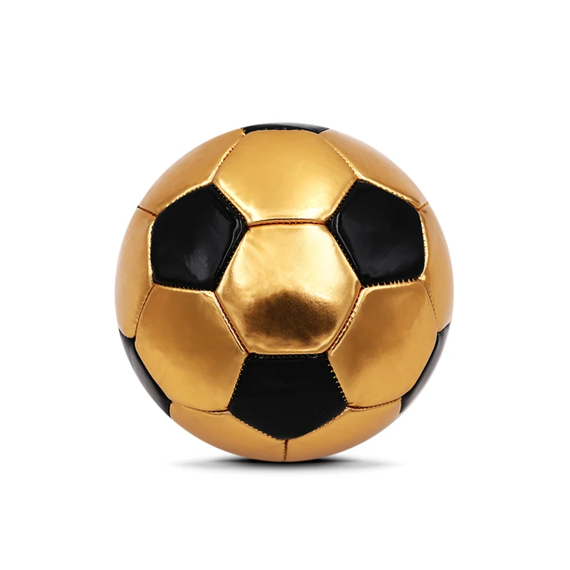 Cheap Wholesale Shiny Smooth Golden Mini Soccer Ball, Small Giveaways PVC Foam Football For Children
