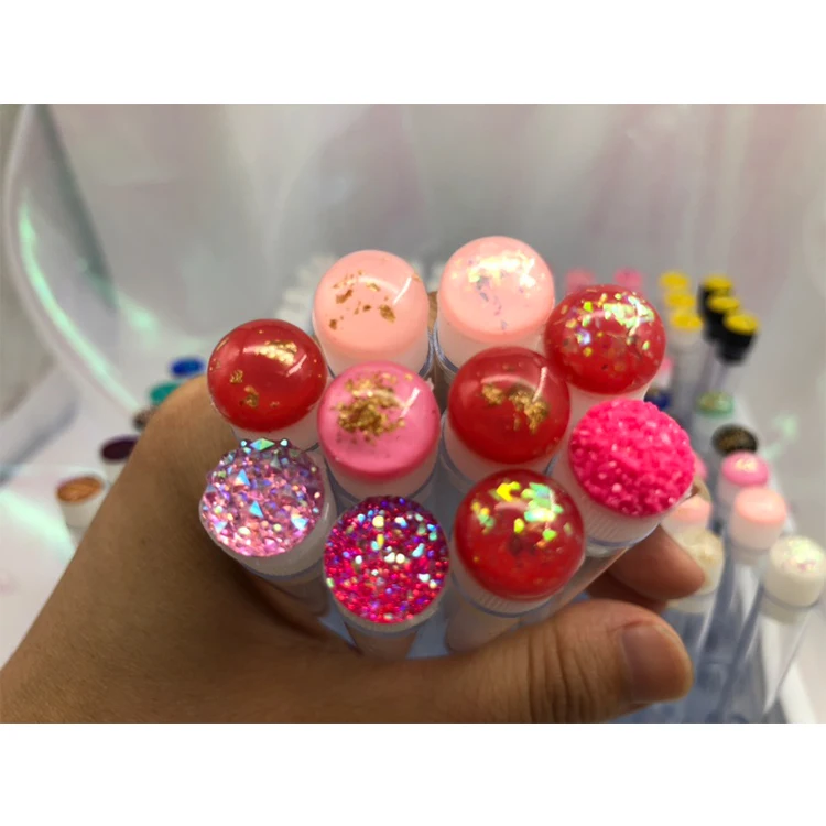 Empty Spoolie Tube Lash Brush Tube Crystal Independent Tube Brushes Private label Diamond Eyelashes Lashes Mascara Brush