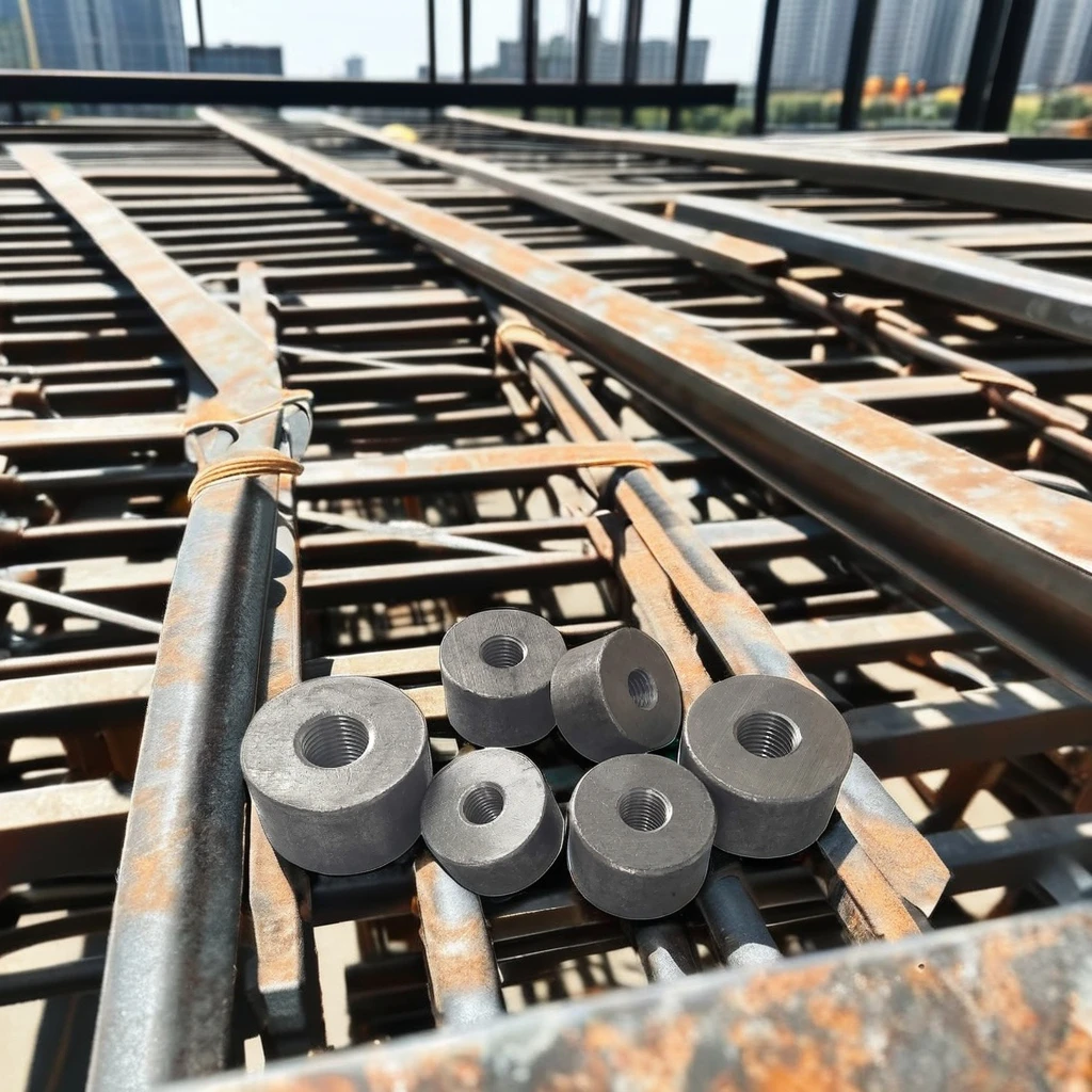 High Quality Iron Steel Anchor Plate Coupler Nut Certified for High-Rise Building and Metal Construction Materials