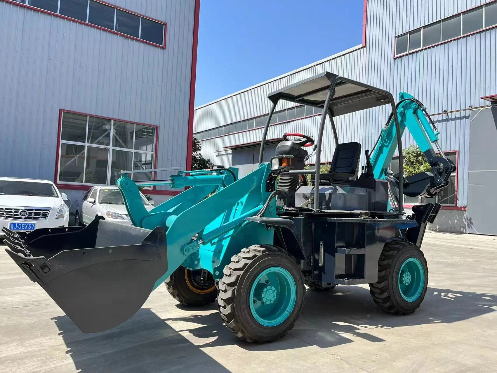 Backhoe Loader Small Backhoes Construction Work Professional Design Backhoe Loader