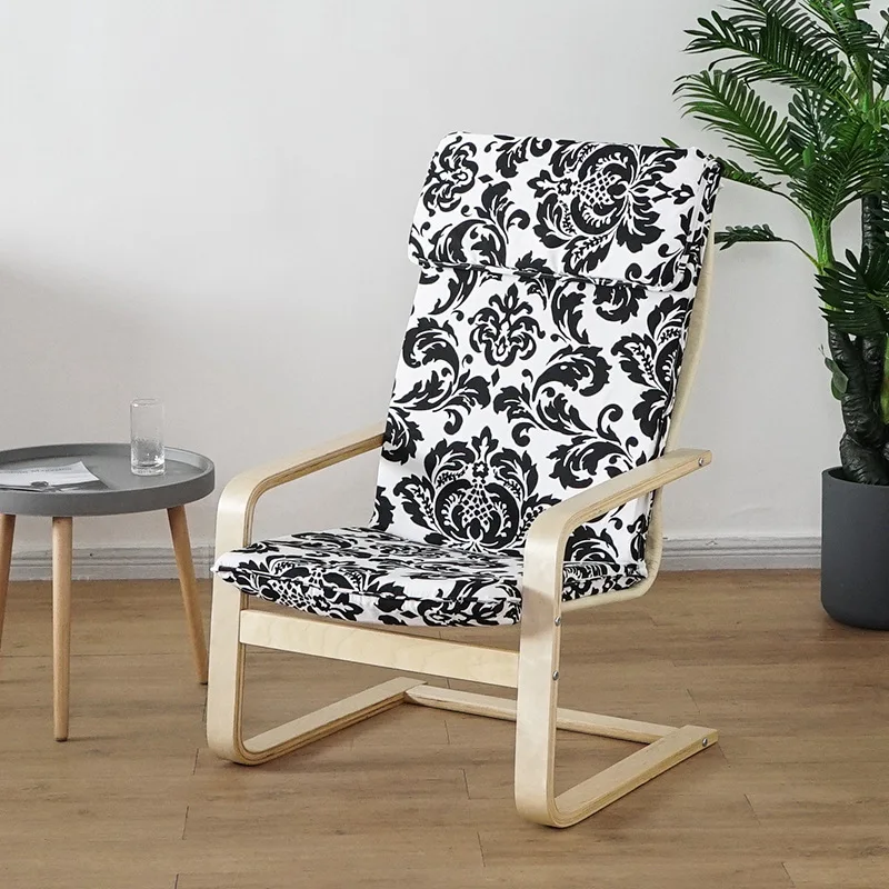 Solid Wood Wicker Balcony Outdoor Chair Manufacture Vintage Antique Wooden Rocking Chair For Adult Kid