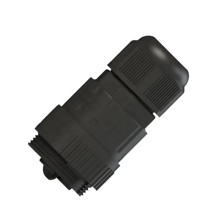 IP68 3 Pin ac mounted waterproof cable connector