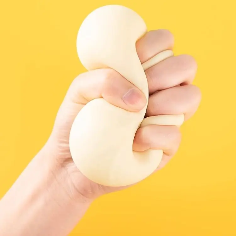 2024 Hot Selling 3D Stress Ball Funny Dumpling Squeeze Mochi Squishy Toys Fidget Toy for Stress Relief