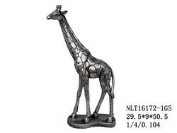 Polyresin resin craft home decor Tableware Decor Animal Sculpture Ornaments Giraffe Statue Polyresin Giraffe Decor