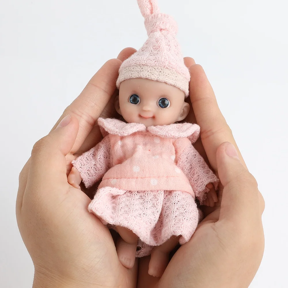 5,5 дюймов Мини-куклы Reborn милая девочка полный Силиконовый корпус лучший подарок для детей