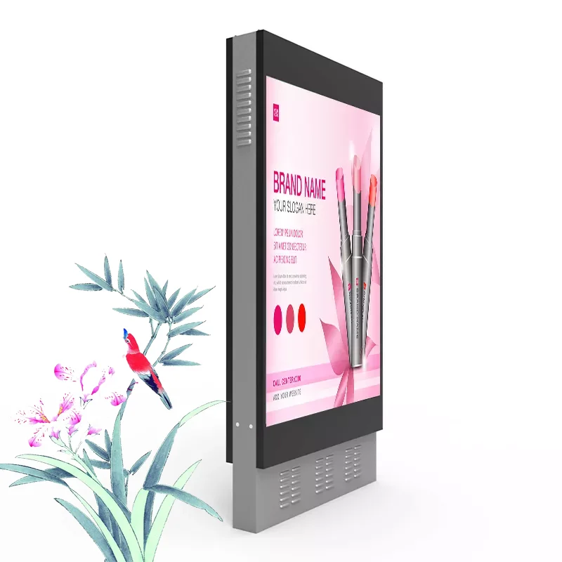 Ip65 Waterproof Tactile Exterieur Outdoor 55 Inch Lcd Display Advertising Screen Android Digital Signage Totem Kiosk