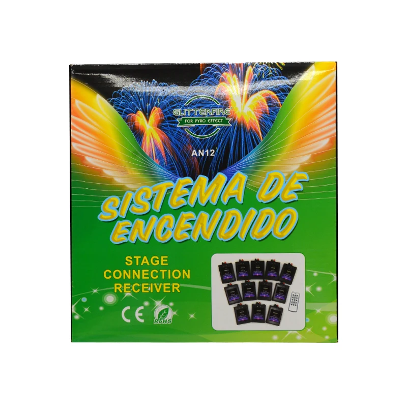 AN12 12 Cue receiver wireless remote control celebration fireworks balloon igniter firework pyrotechnic firing system