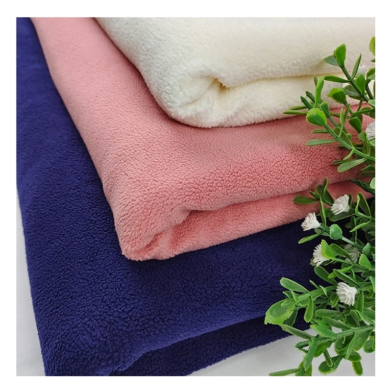 Best Quality New Fashion Thick Cotton Fleece Fabric Textiles Knitting Fabric For sweaters wholesale fleece fabric