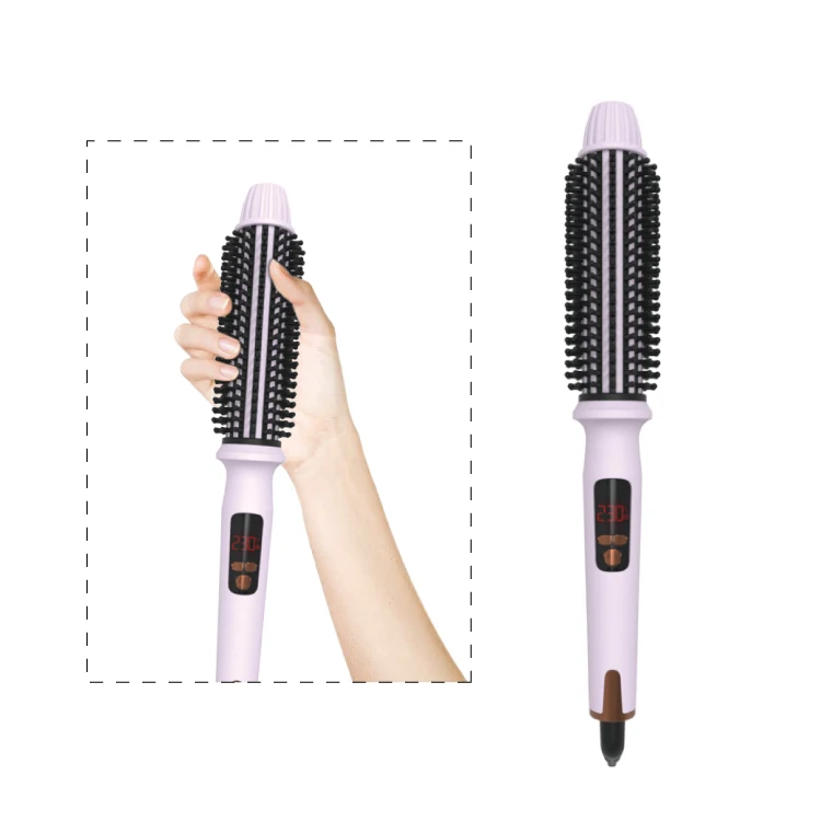 Volumizing Brush Hair Iron hot air ceramic curling iron brush styler for women All in one dryer&volumizer